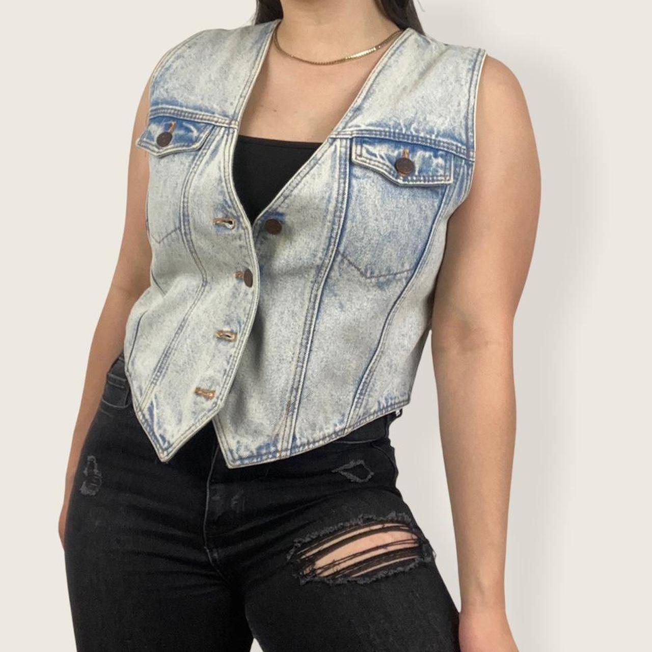 denim vest 80s