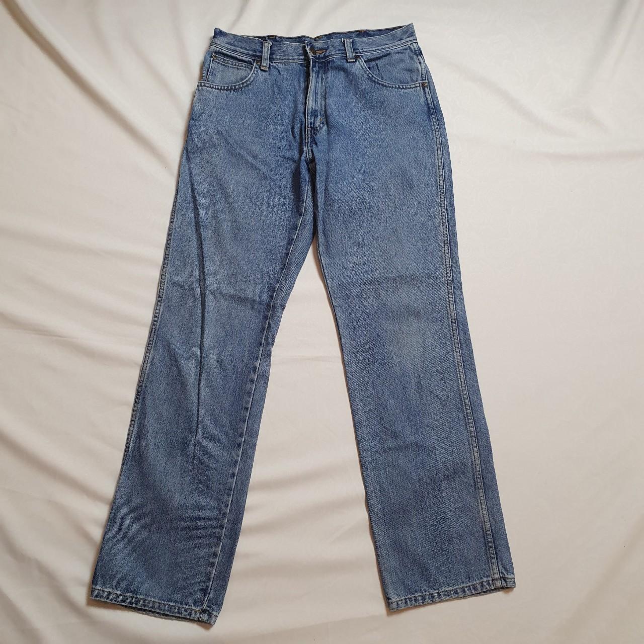 Wrangler Jeans W32 L32 Regular Fit Light Blue Jeans... - Depop