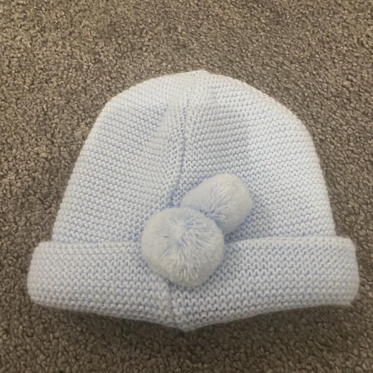 Baby boy hat, size 0/3 months, worn once Depop