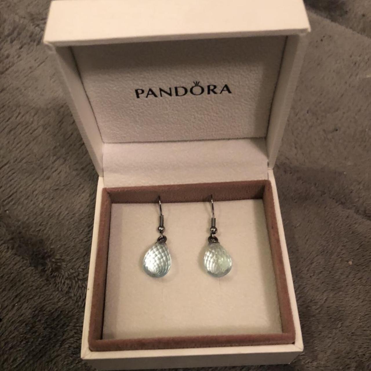 Pandora Luminous Elegance White Pearl  Clear Cz Earrings OnlineLuxehues