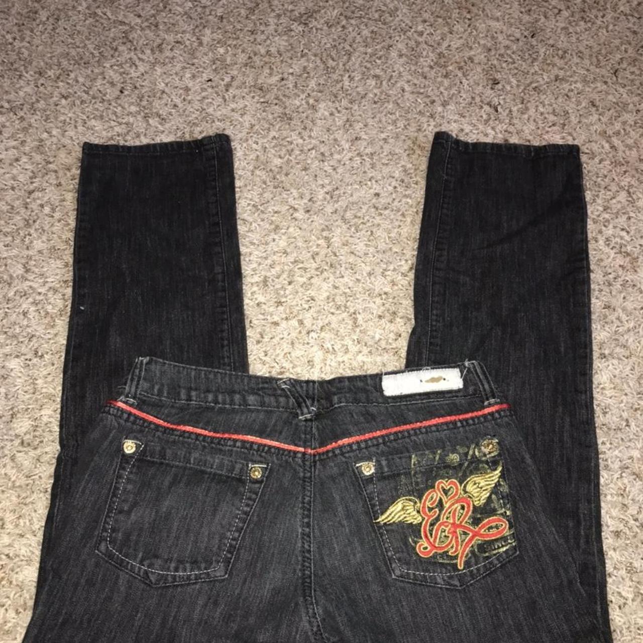 ecko red denim jeans