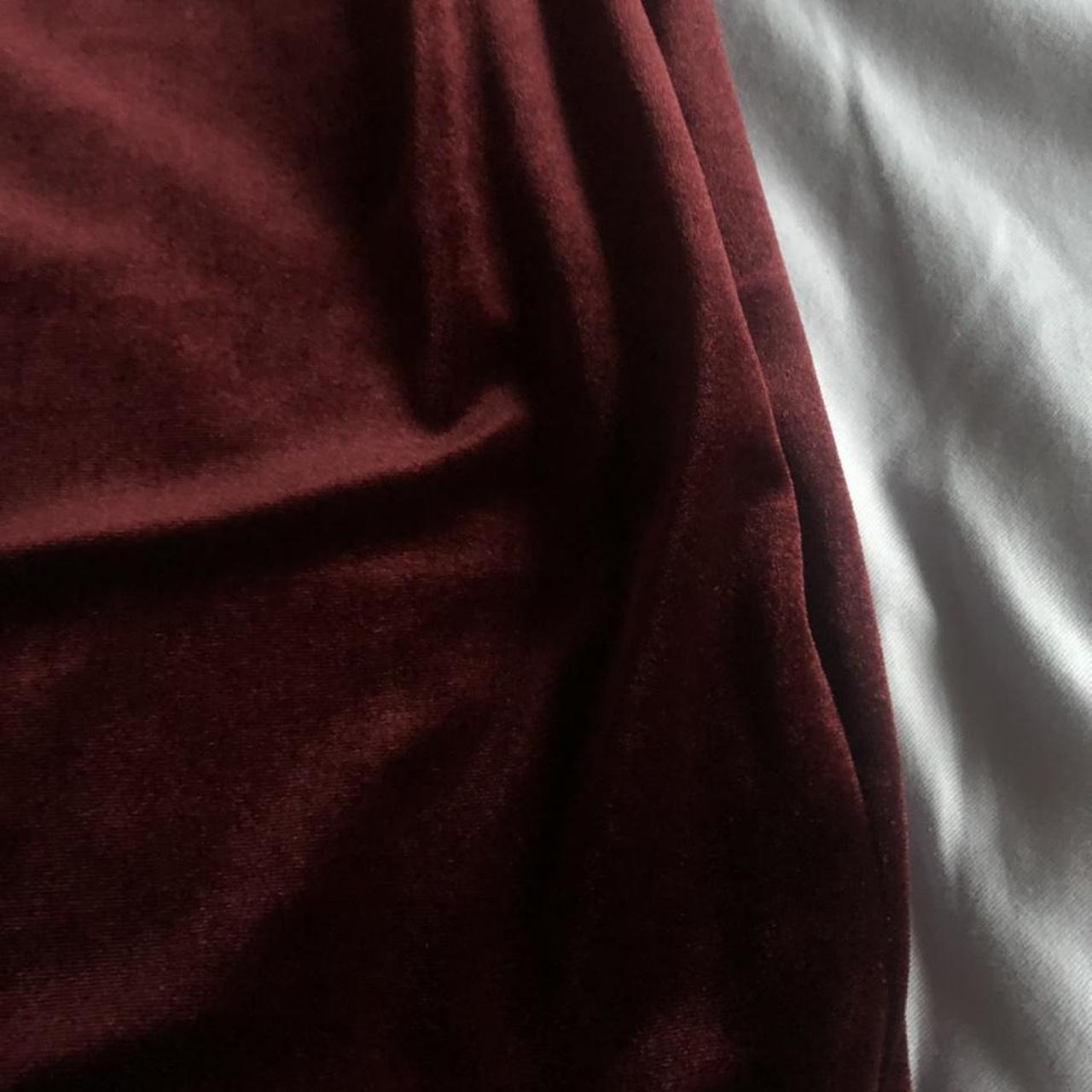 Red velvet New look dress. Super cute at the... Depop