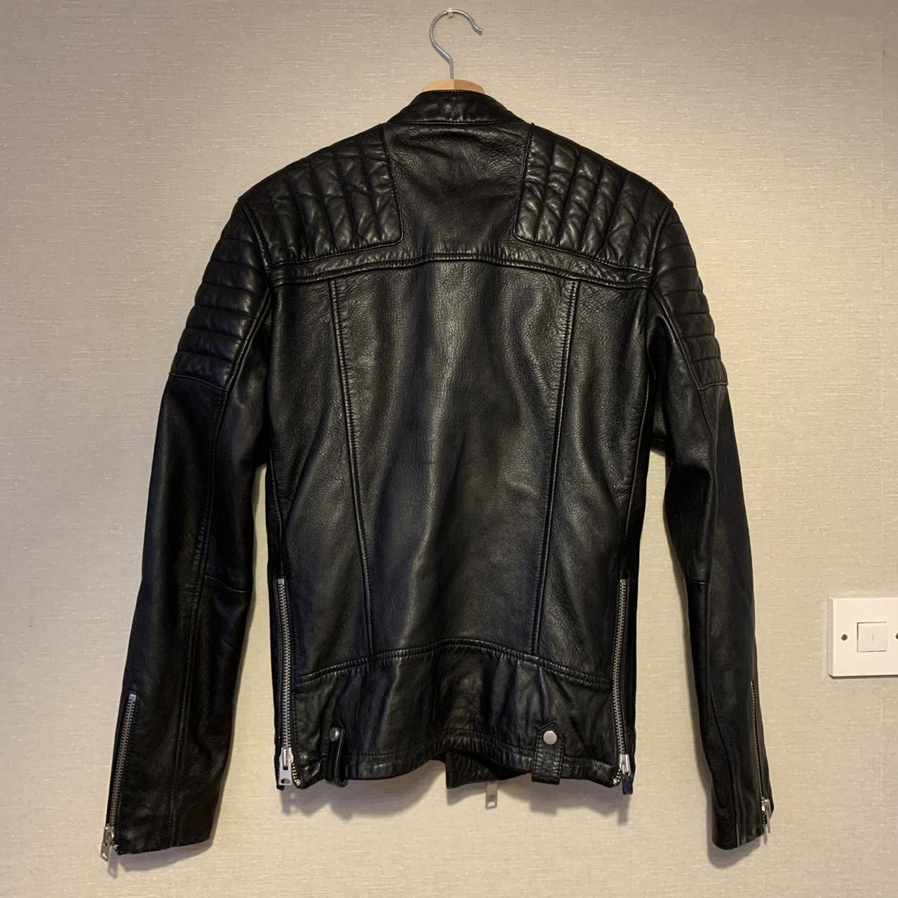 Jasper leather biker clearance jacket