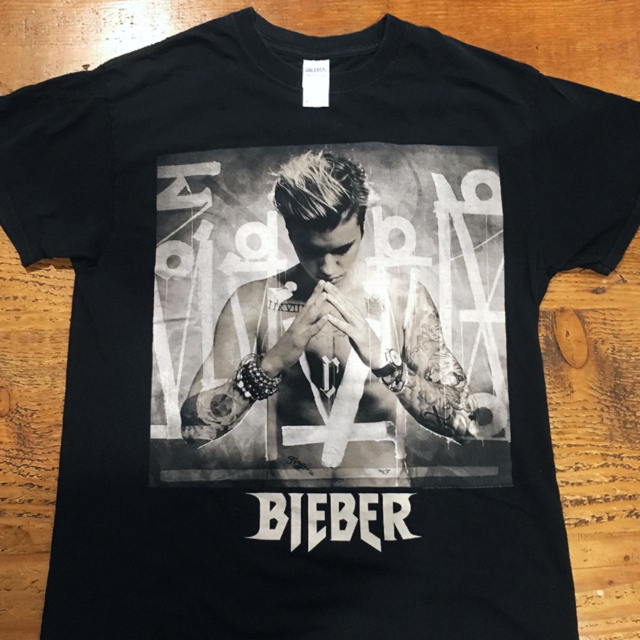 Vintage Purpose Justin Bieber Tour Shirt, Gildan -...