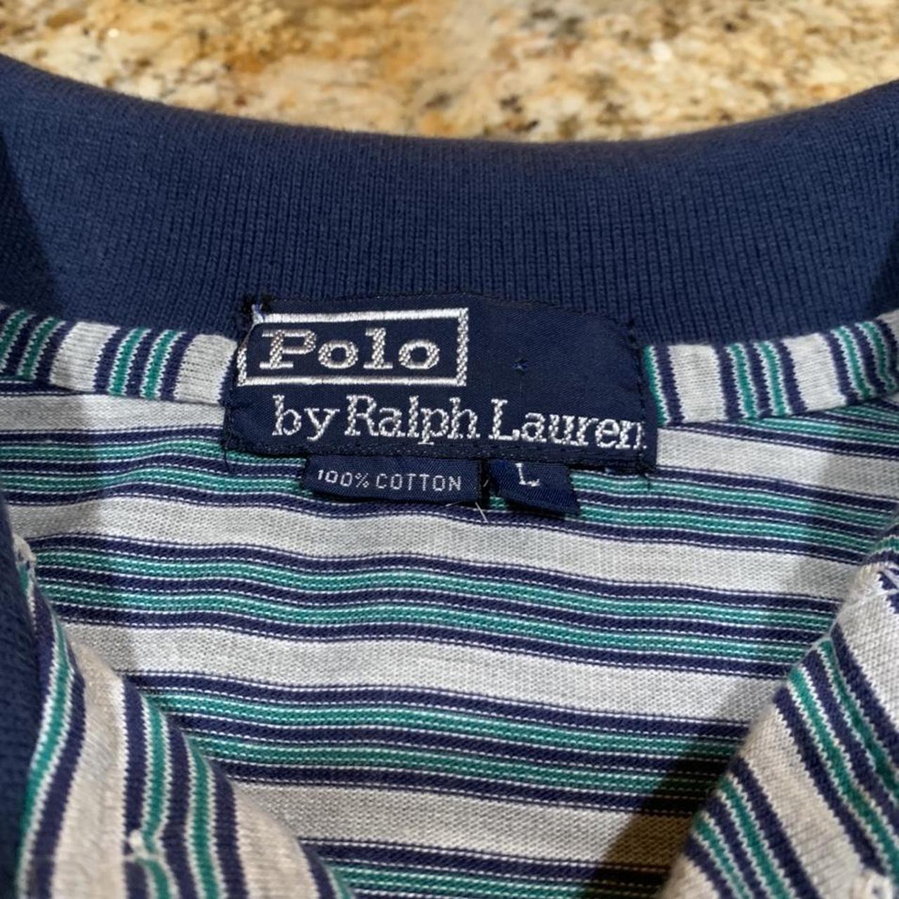 Polo Ralph Lauren Polo Shirt - Marked Size Large Bit... - Depop