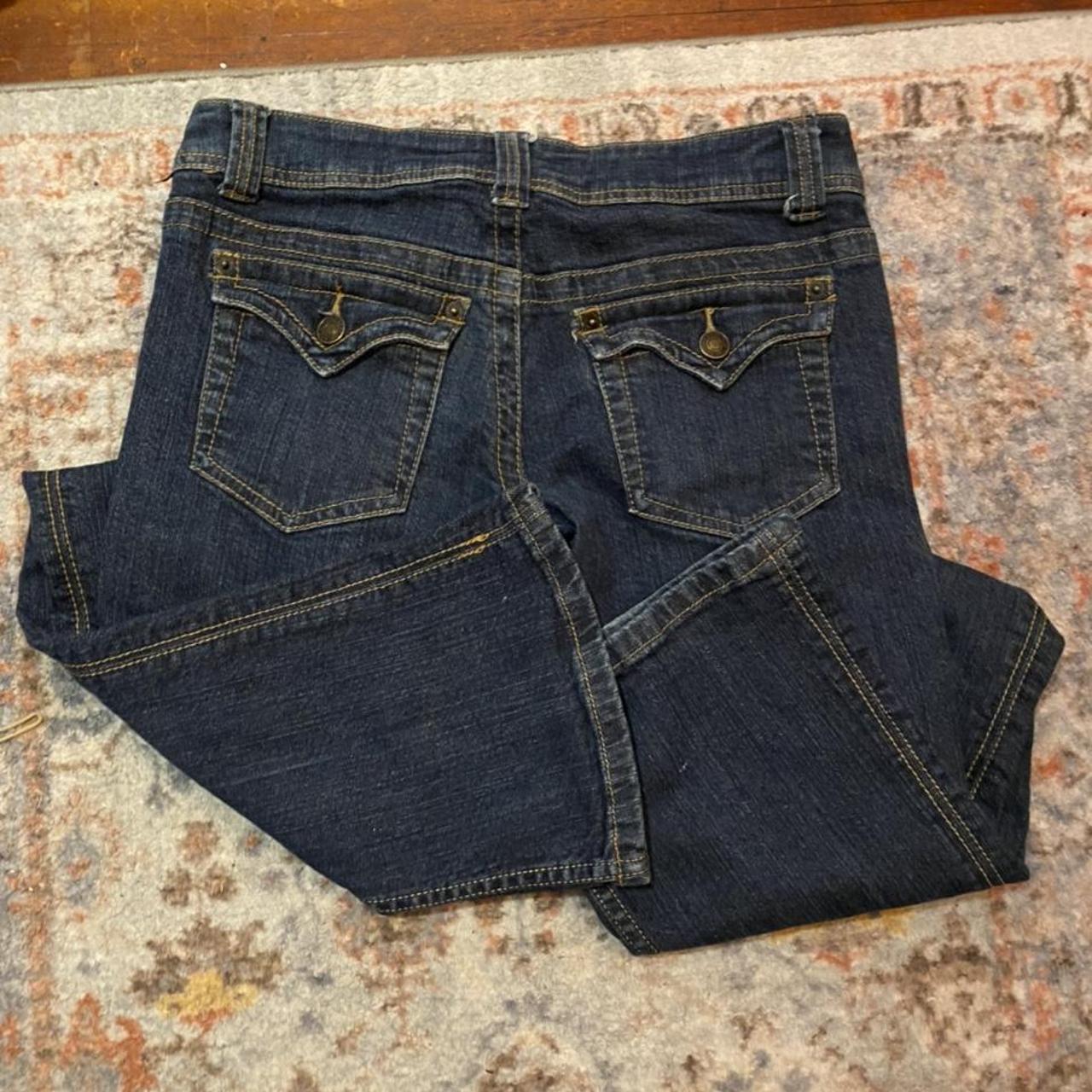 wetseal jeans low rise bootcut/flare ,sooo cutee... - Depop