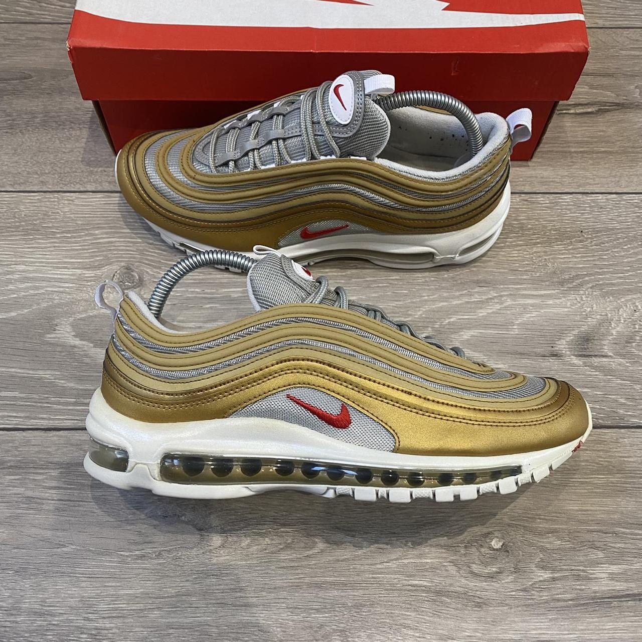 nike air max 97 gold red