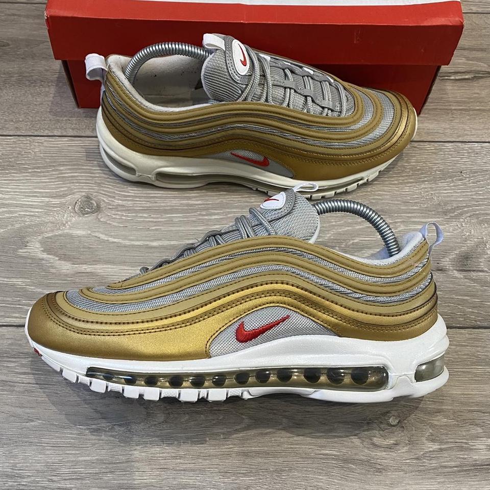 nike air max 97 gold red