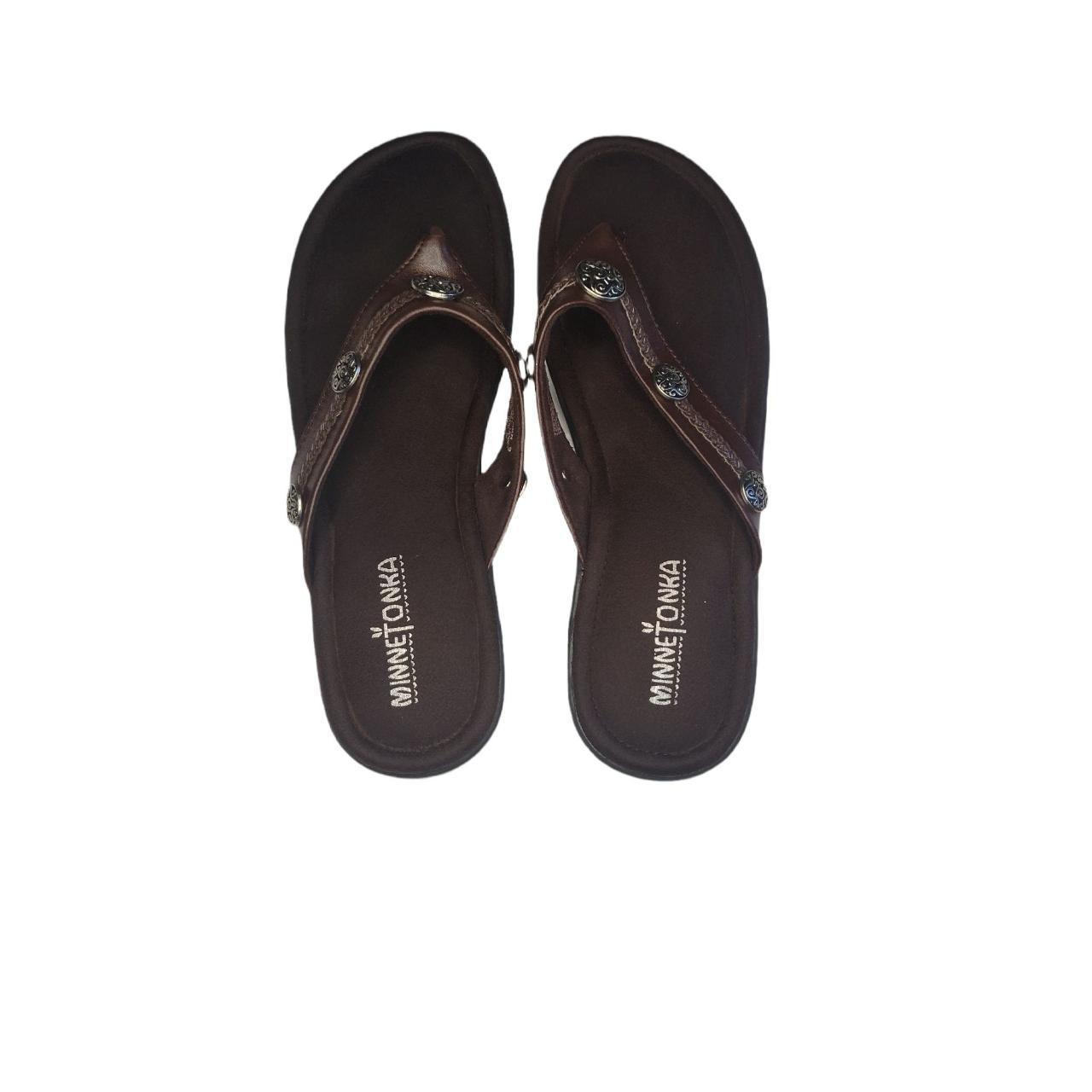 Product Image 4 - Minnetonka Silverthorne Thong Leather Sandals