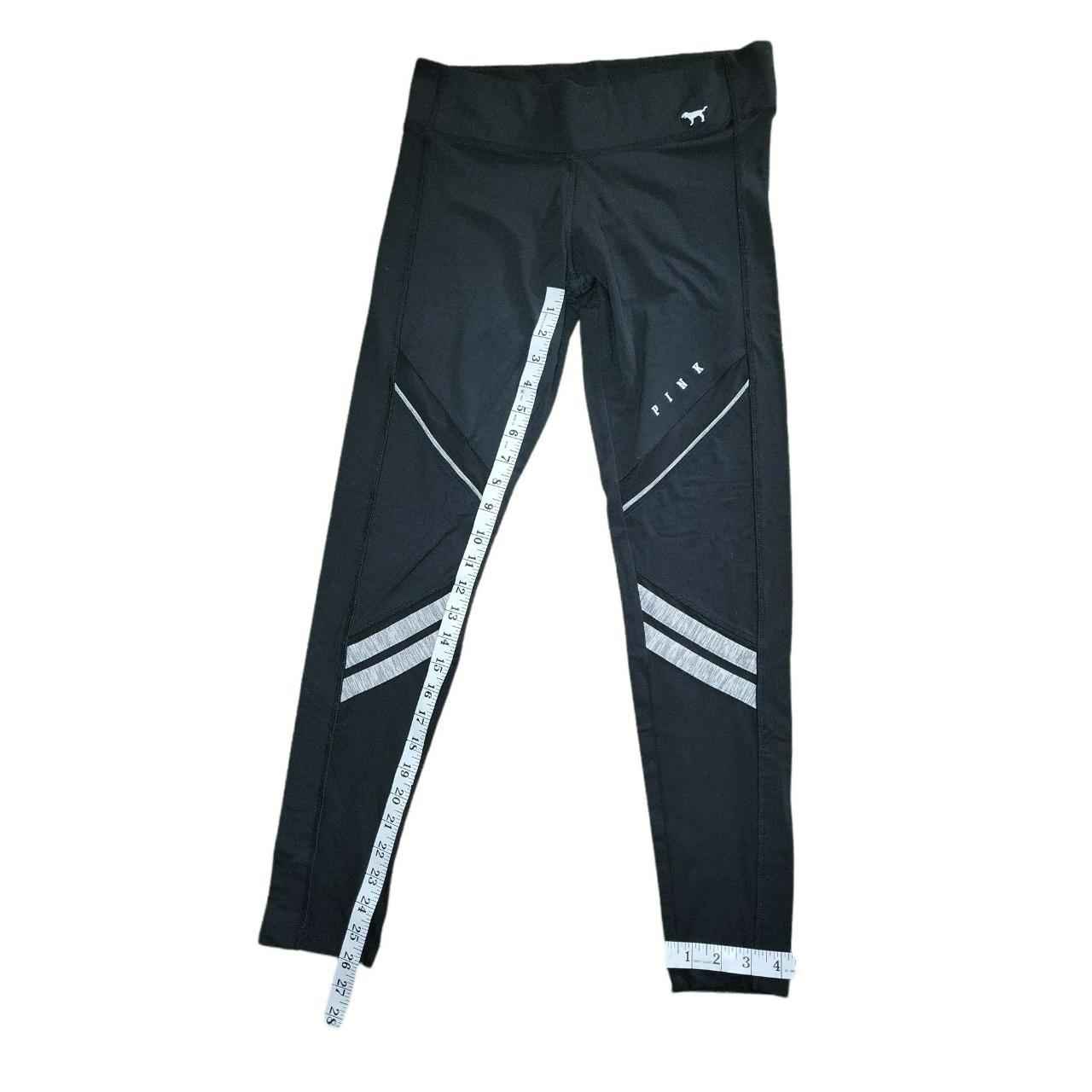 Pink Victoria Secret Ultimate Black Sz M Leggings... Depop