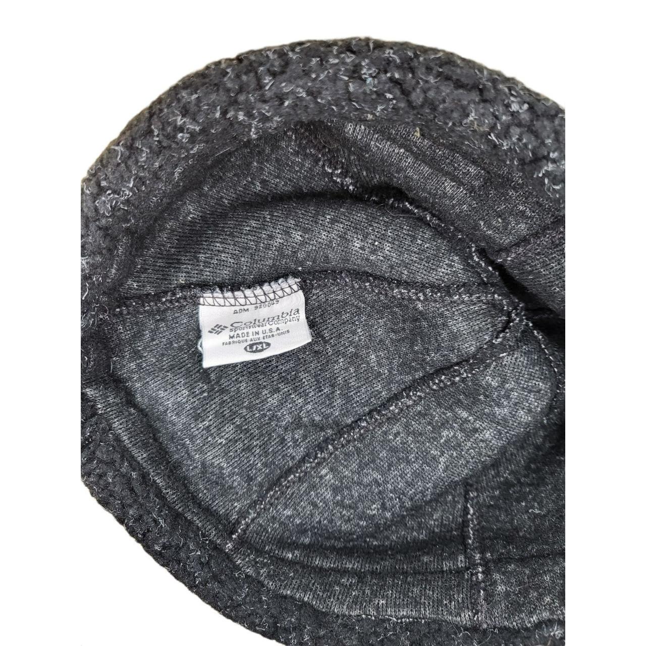 Columbia Made In USA Black Fleece Beanie adm... Depop