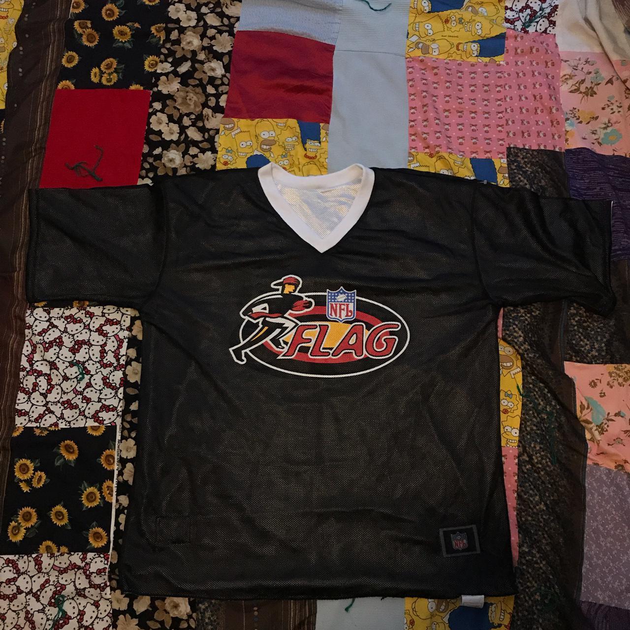 Vintage Reversible NFL Flag Football Jersey - Depop