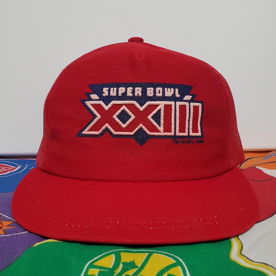 Vintage Super Bowl XXIII 23 49ers vs Bengals AJD Snapback Hat ‘89