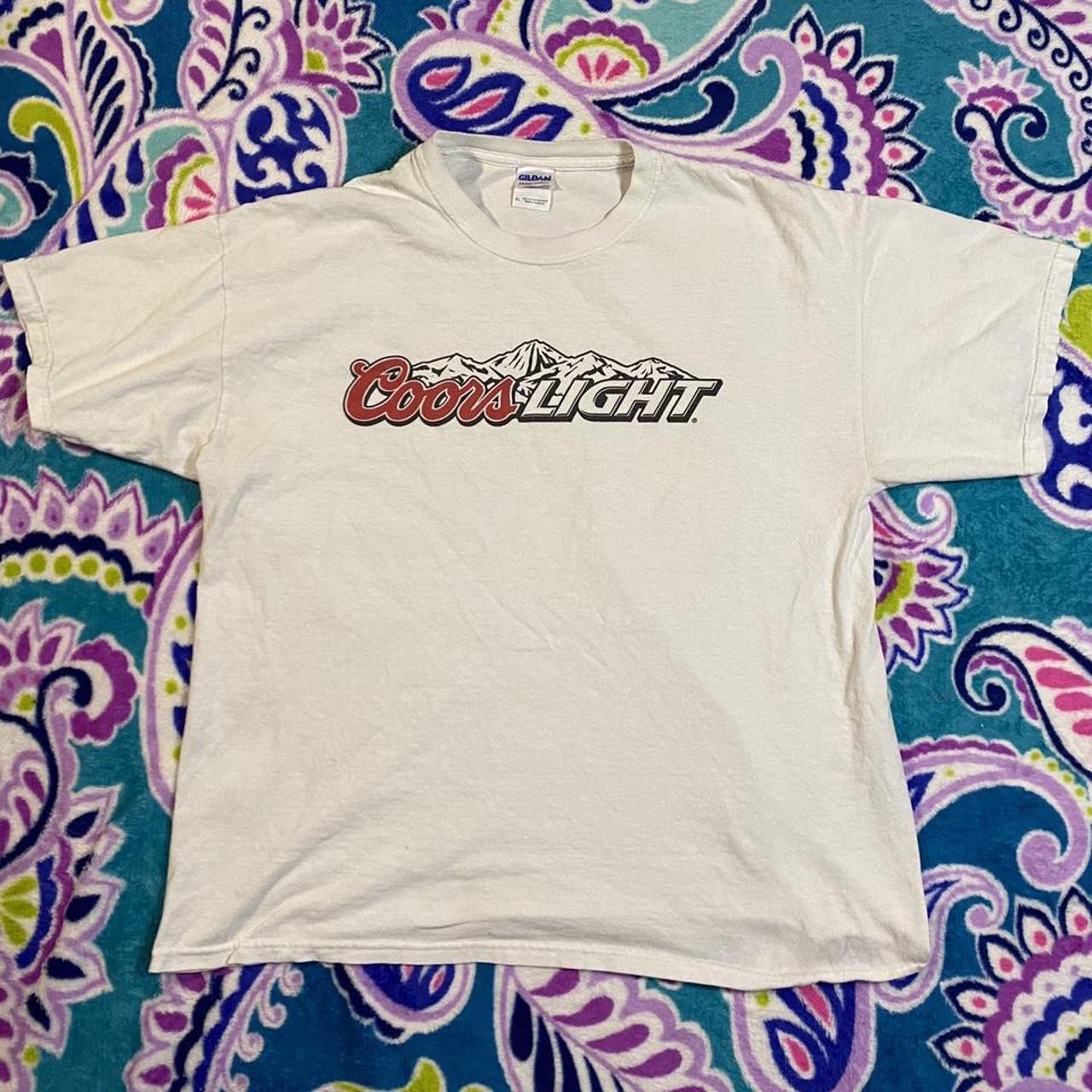Vintage Coors Light graphic tee! This is a great... Depop