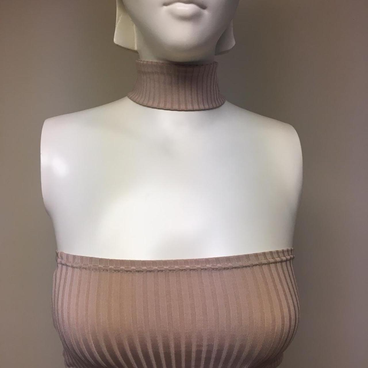 Missguided x Carli Bybel Ribbed Nude Set -Set... - Depop