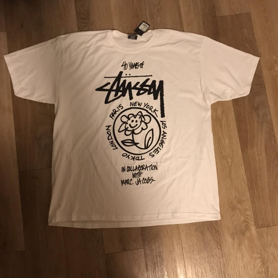 MARC JACOBS X STUSSY WORLD TOUR TEE SIZE XXL. Marc