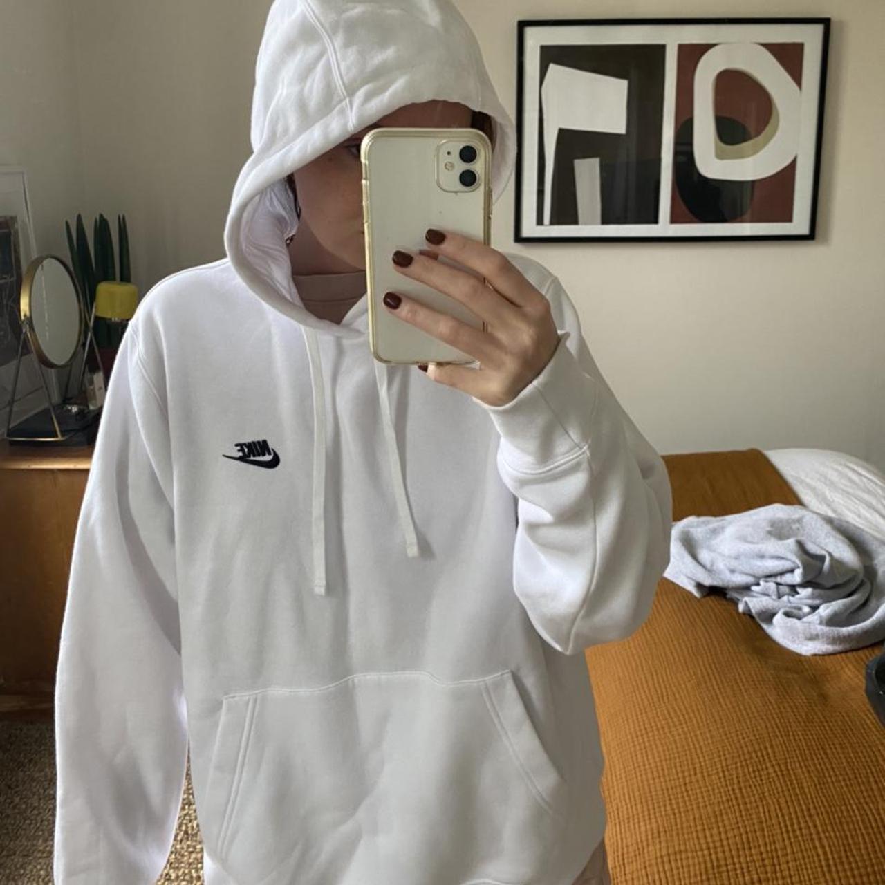 black supreme hoodie - size xl, great oversized - Depop