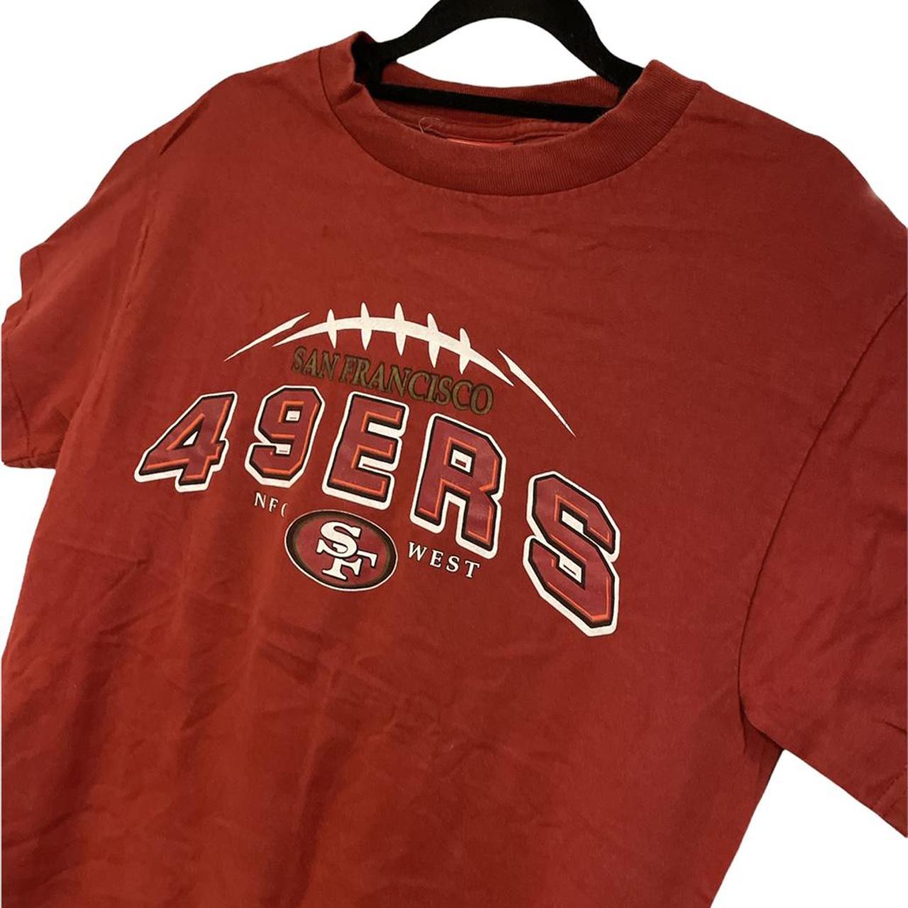 NFL 49ERS San Francisco women’s T-Shirt > Chest Pit... - Depop