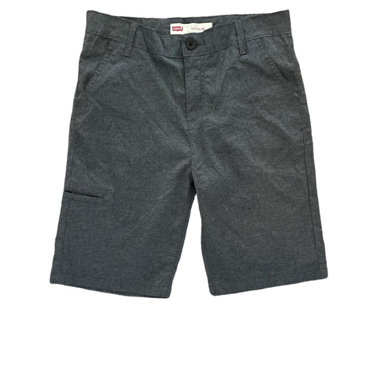 levi's 511 shorts grey