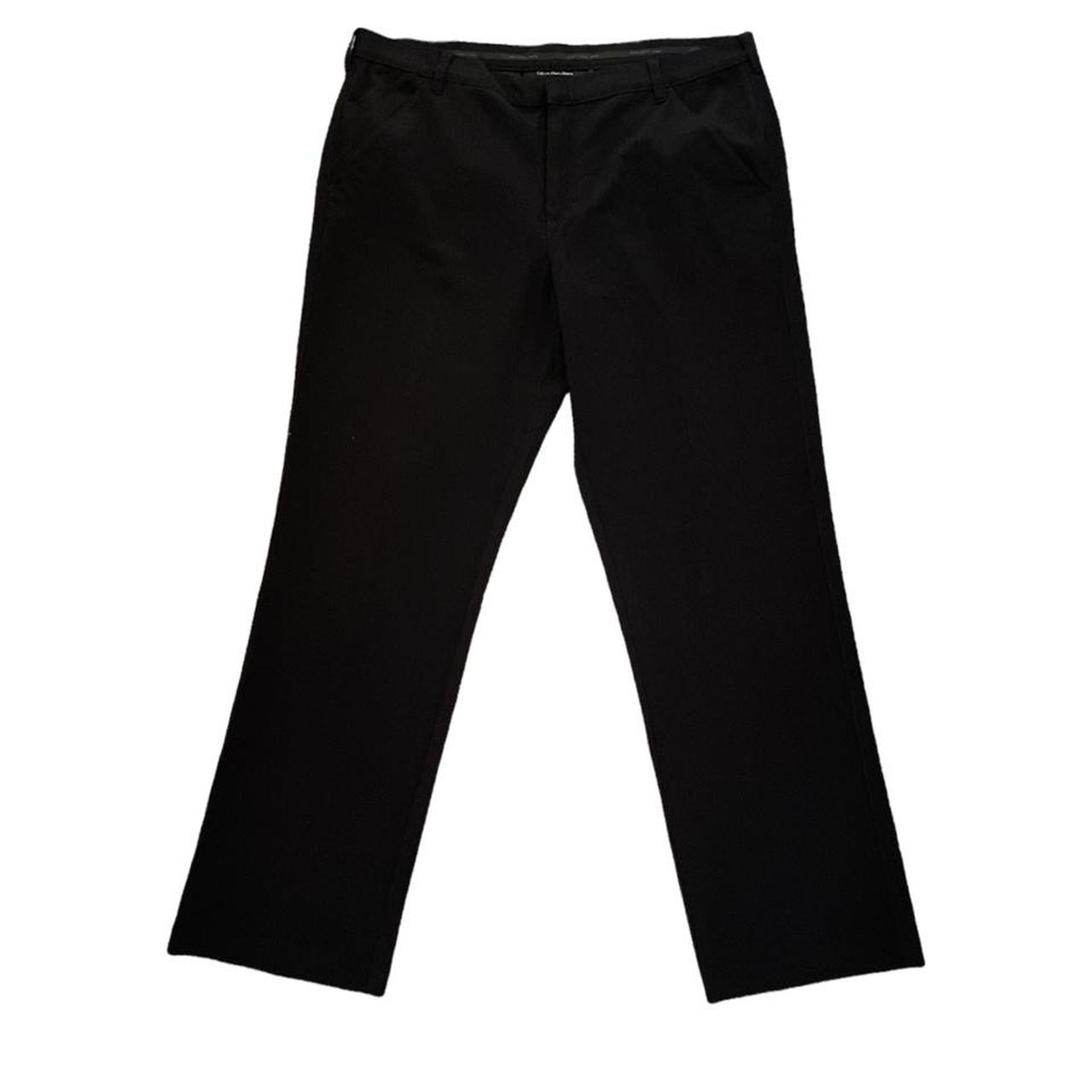 Calvin Klein Women's Black Trousers | Depop