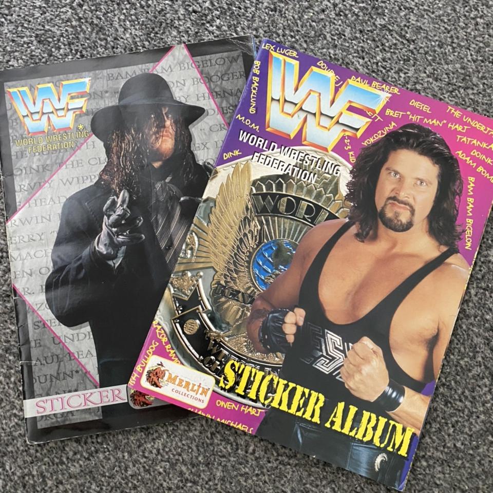 Stickers WWE WWF 1995 Sticker Album Diesel Cover 