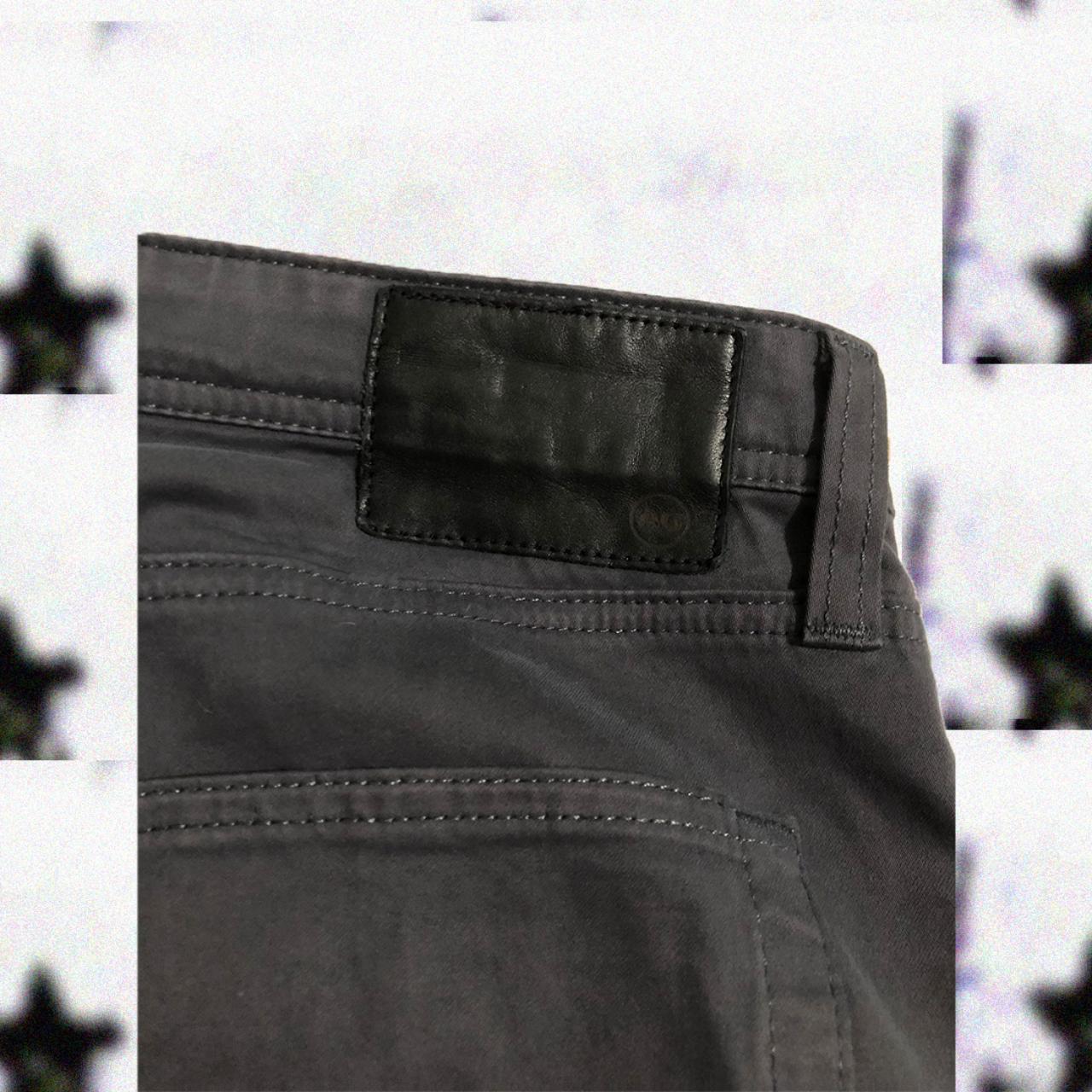 AG Jeans Men's Black and Grey Jeans Depop