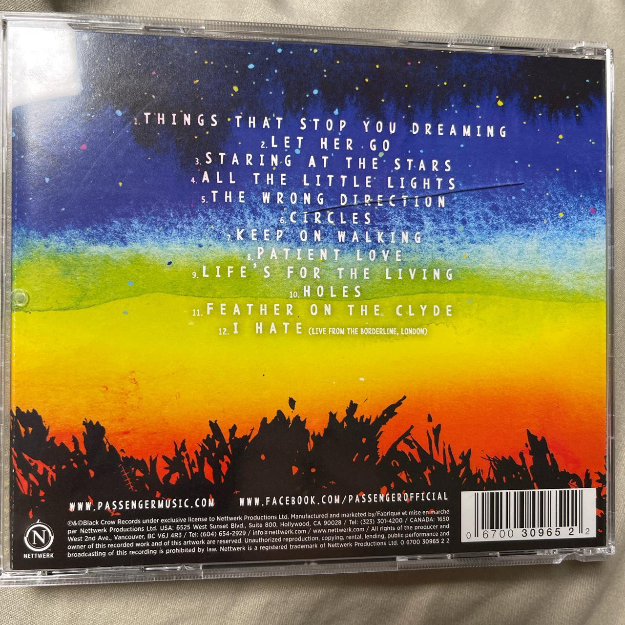 Passenger All the little lights CD Just a