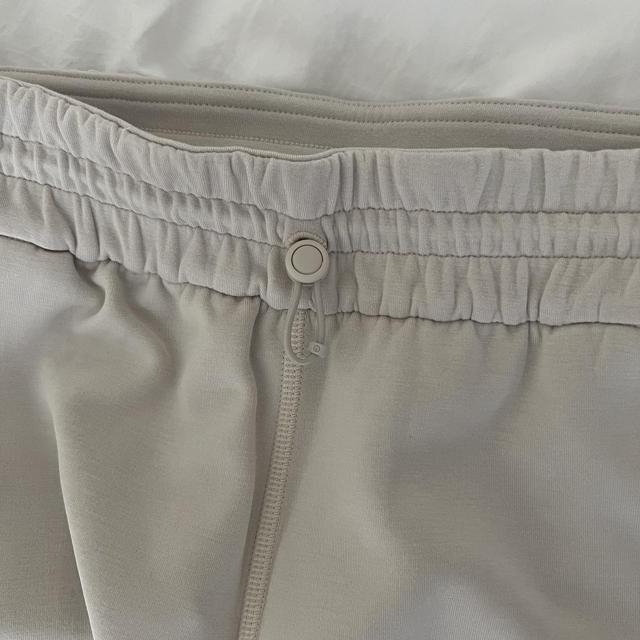 Lululemon softstreme high-rise short 4” in White - Depop