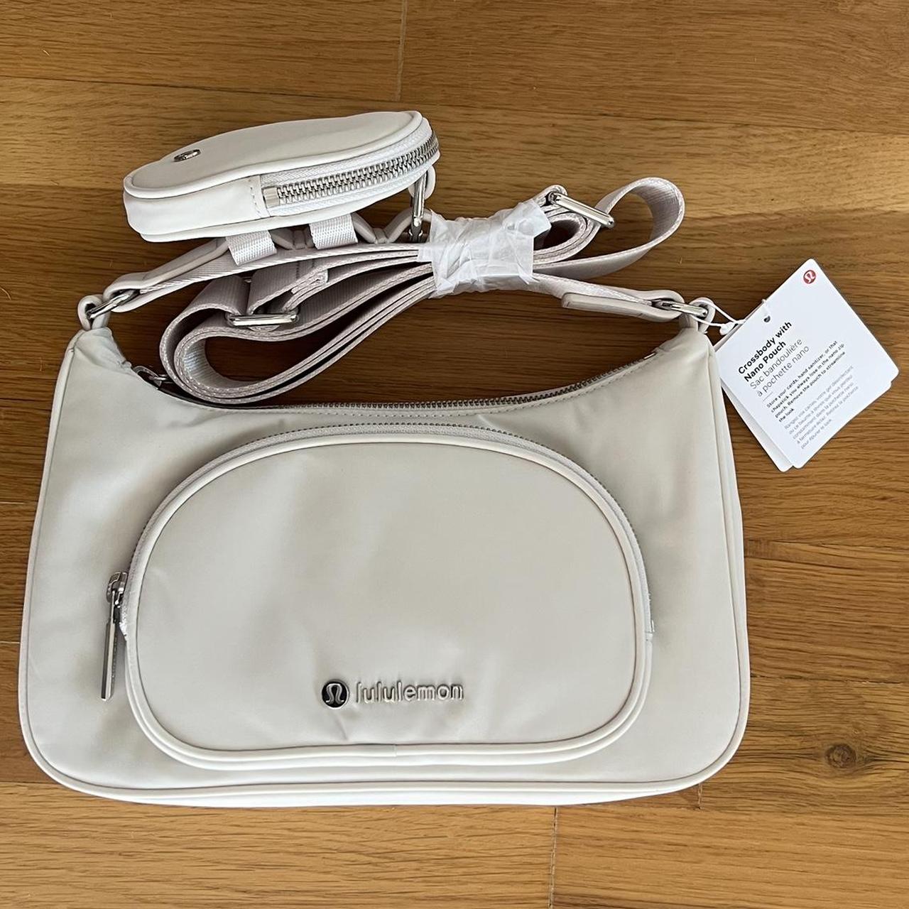 Lululemon crossbody bag with nano pouch white opal 