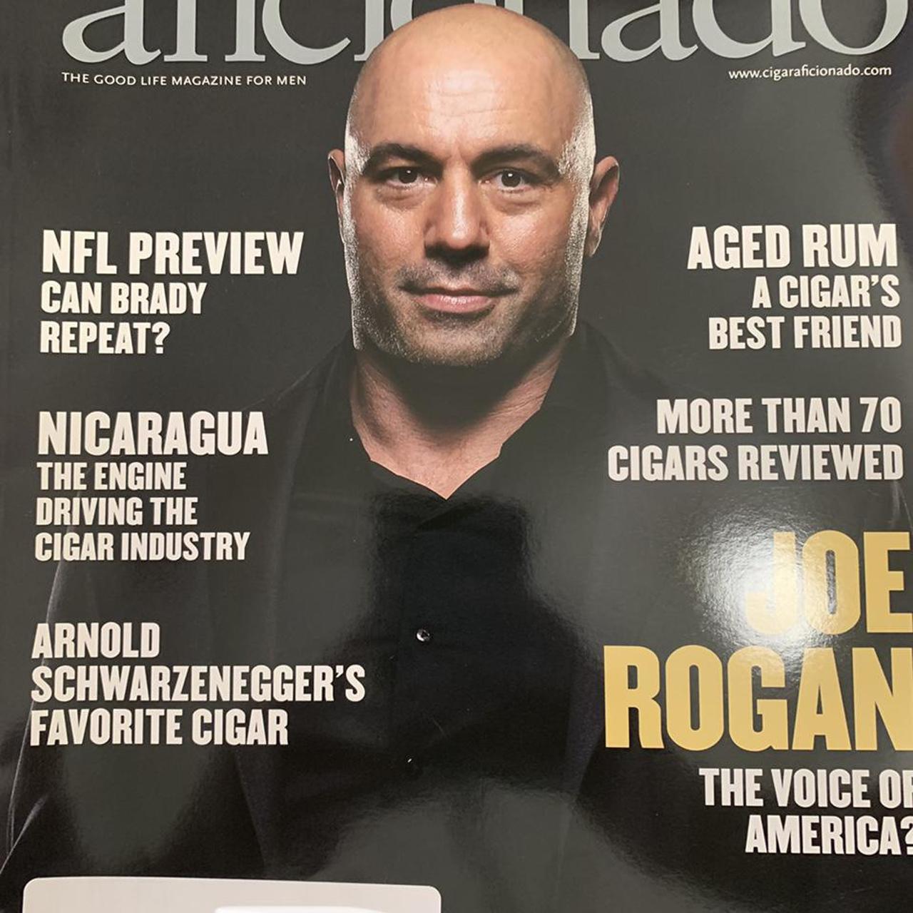 Cigar Aficionado October 2021 Joe Rogan NFL Tom... Depop