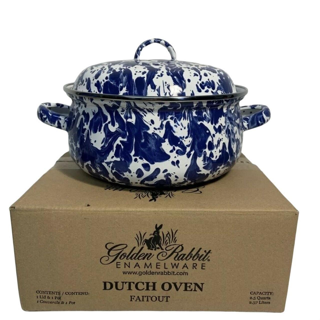 Golden Rabbit Dutch Oven 2.5 Qt Pottery Barn... Depop