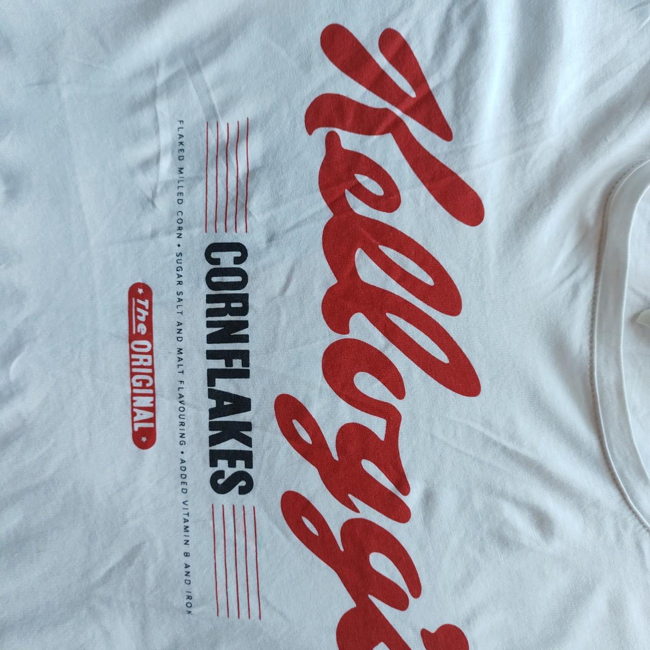 vintage style Kellogg's corn flakes t shirt from Depop