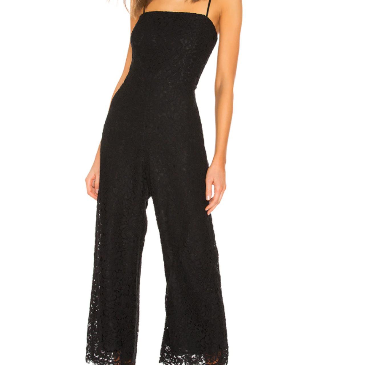 Bardot - Sienna Lace Jumpsuit with embroidered lace... - Depop