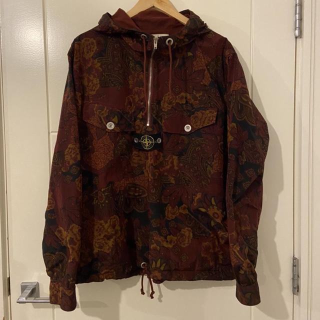 Stone island x Supreme paisley nylon metal 5c anorak... - Depop