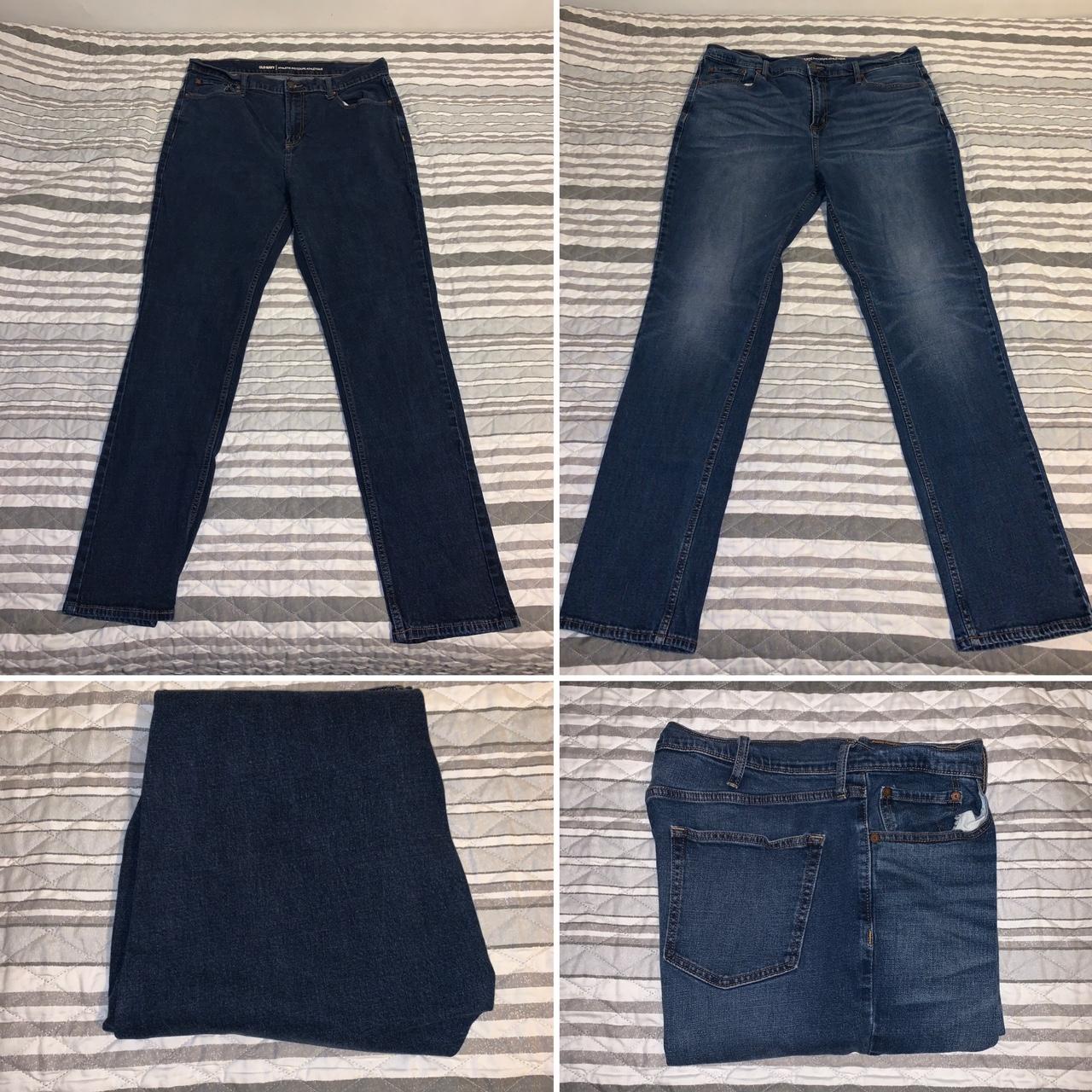 old navy jeans athletic fit