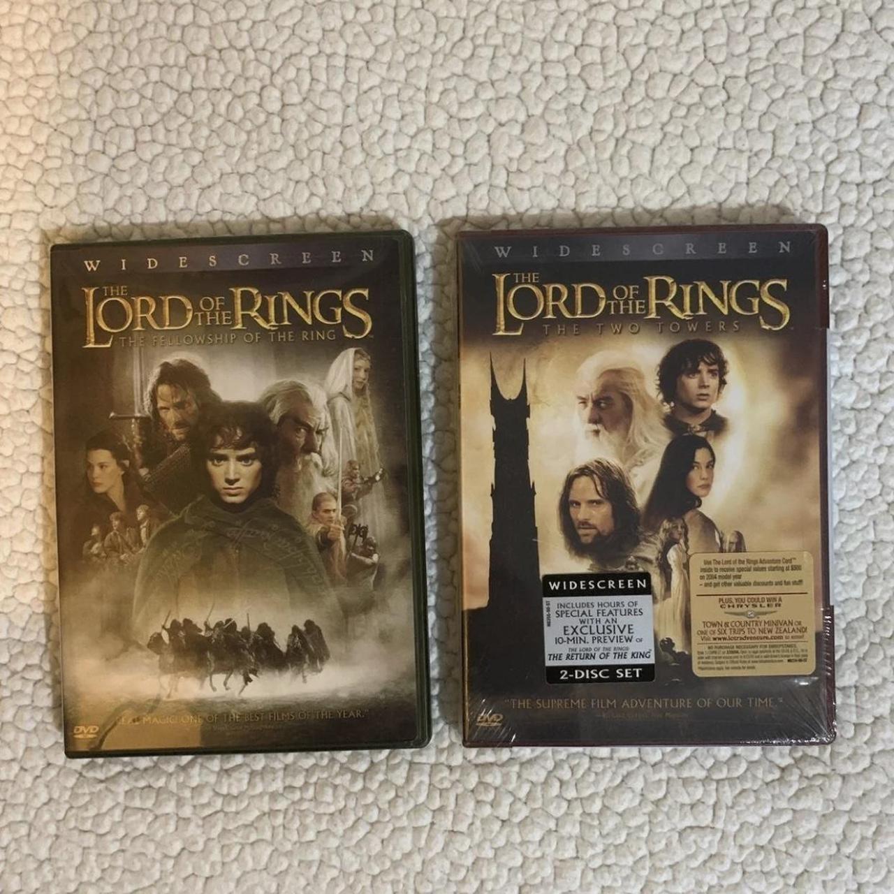 The Lord of the Rings 1 & 2 DVD • The Fellowship of... - Depop