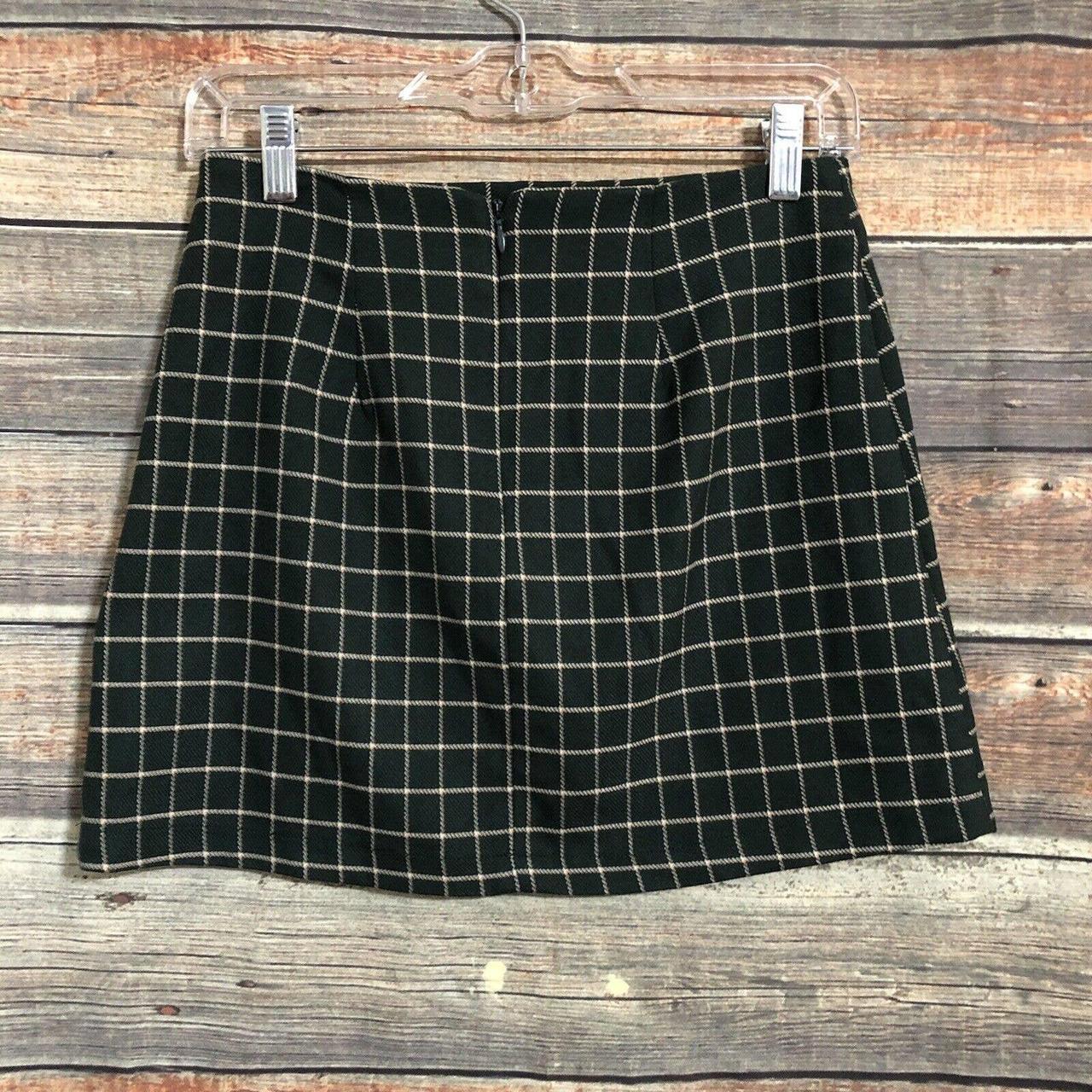 Urban outfitters size XS green orange mixed plaid... Depop