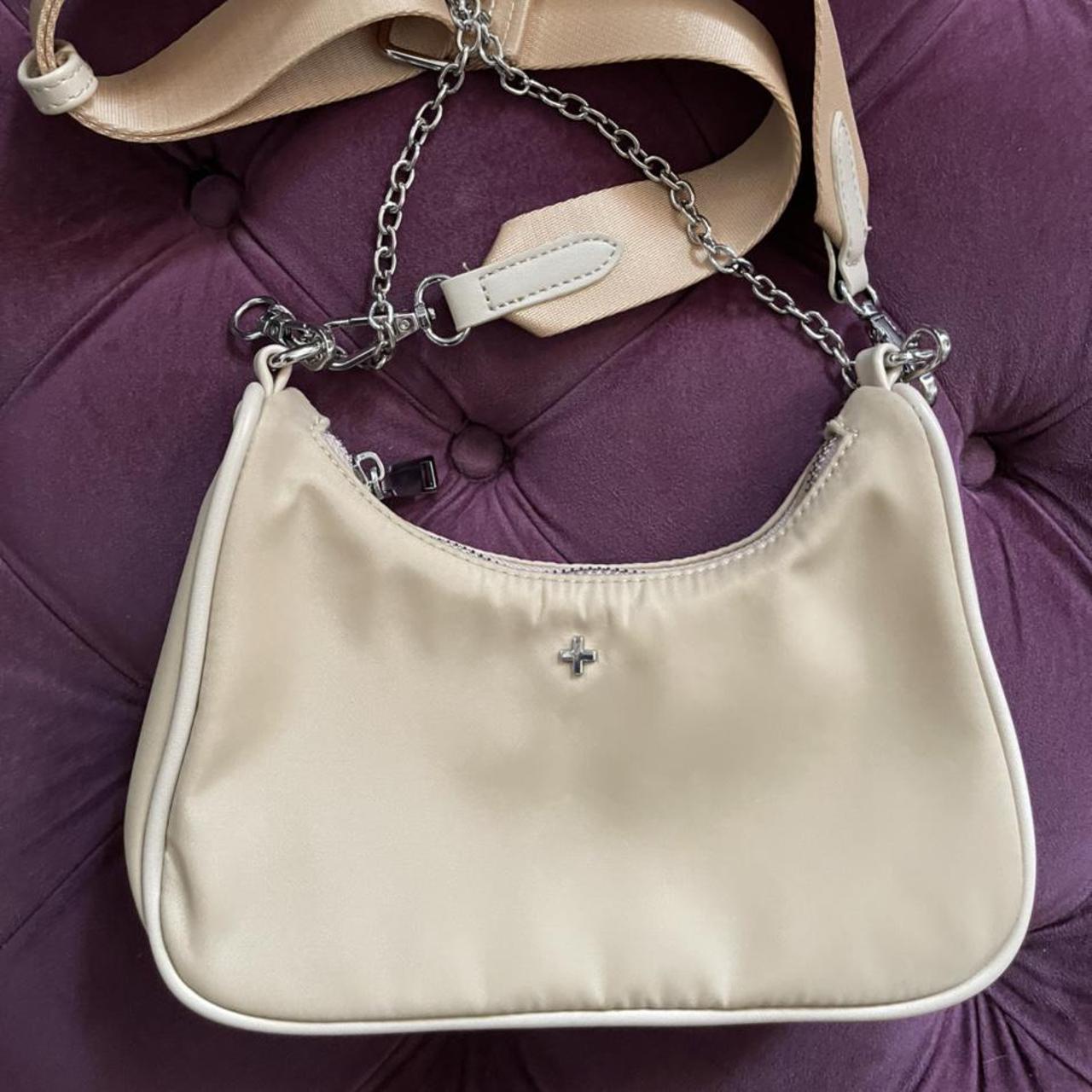 Peta & jain paloma handbag beige nylon hot sale