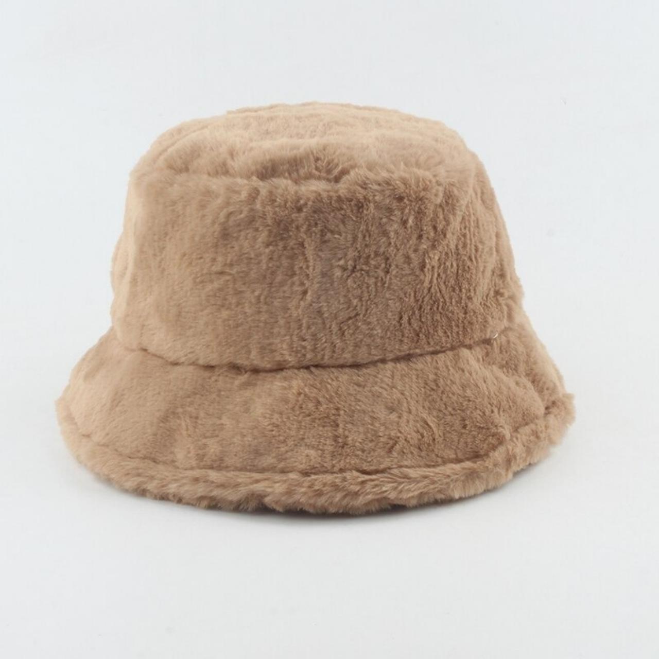 Outdoor panama soft warm bucket hat for women... - Depop