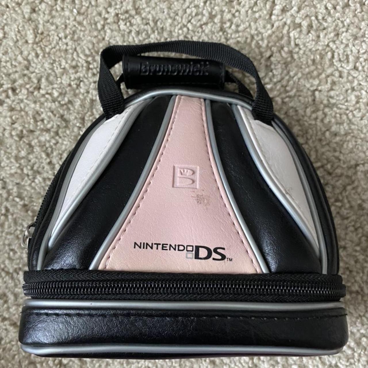 Ds - Miniature Blue White Brunswick Bowling Ball Bag Nintendo Ds