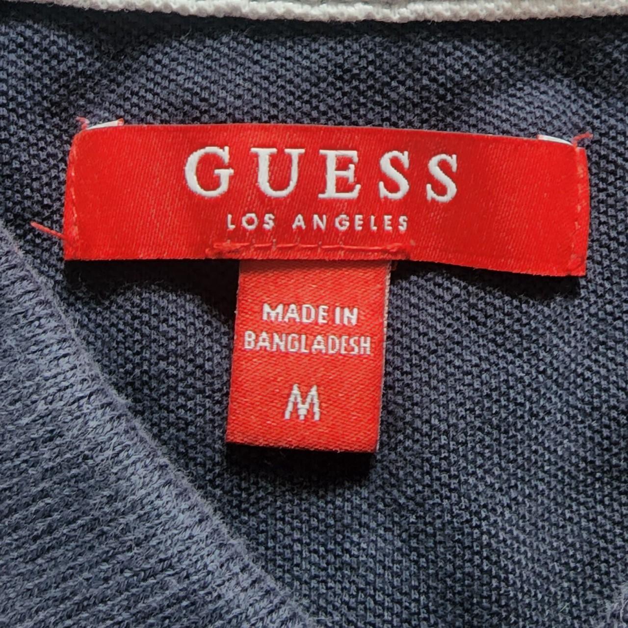 Guess Denim Los Angeles Polo Shirt Size... - Depop