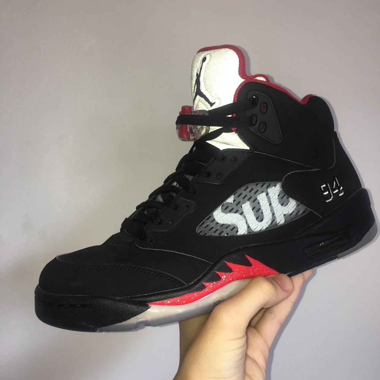 air jordan 5 supreme black