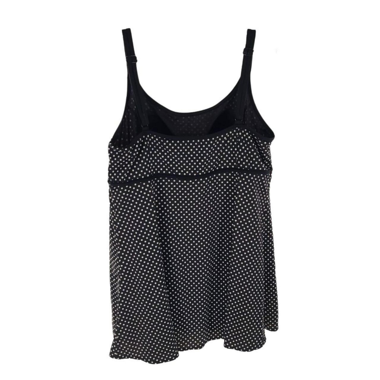 Great Length Women S Polka Dot Swimsuit Sleeveless Depop