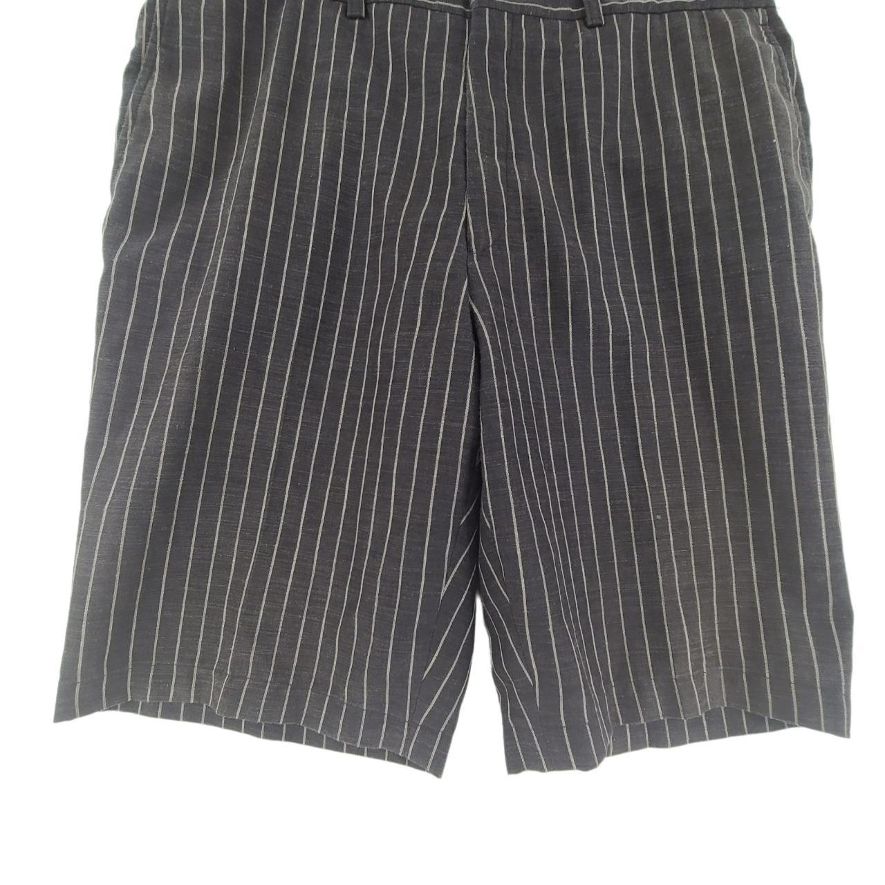 Bonney & Gordon Men's Black Striped Shorts 36R Good... - Depop