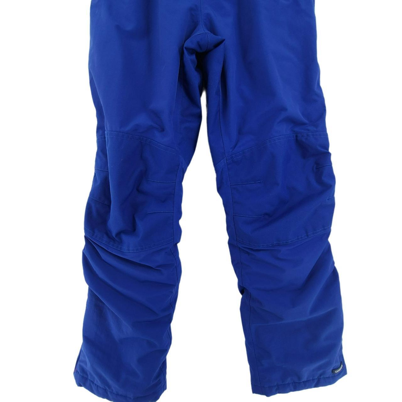 Lands End Women's Blue Ski Pants size 16 Good... Depop