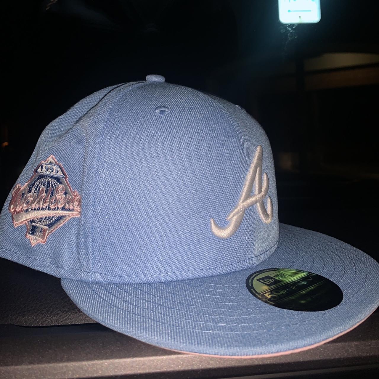 Atlanta Braves camo hat, this hat is basically brand - Depop