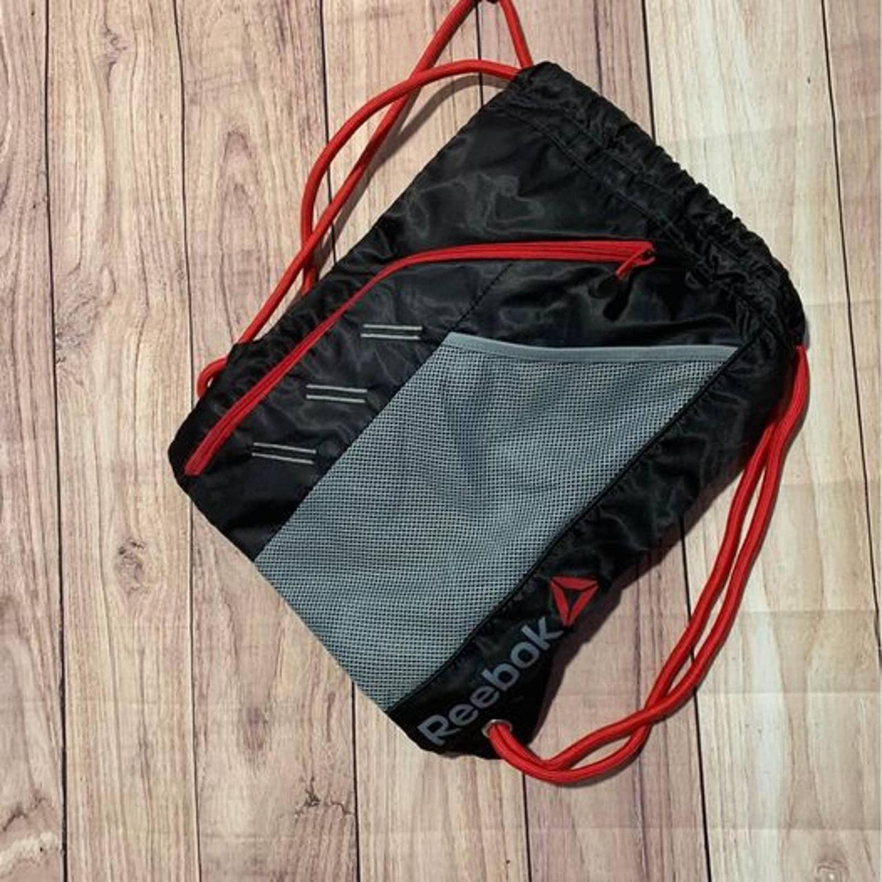 Product Image 2 - Reebok Red/Black Drawstring Backpack 18”