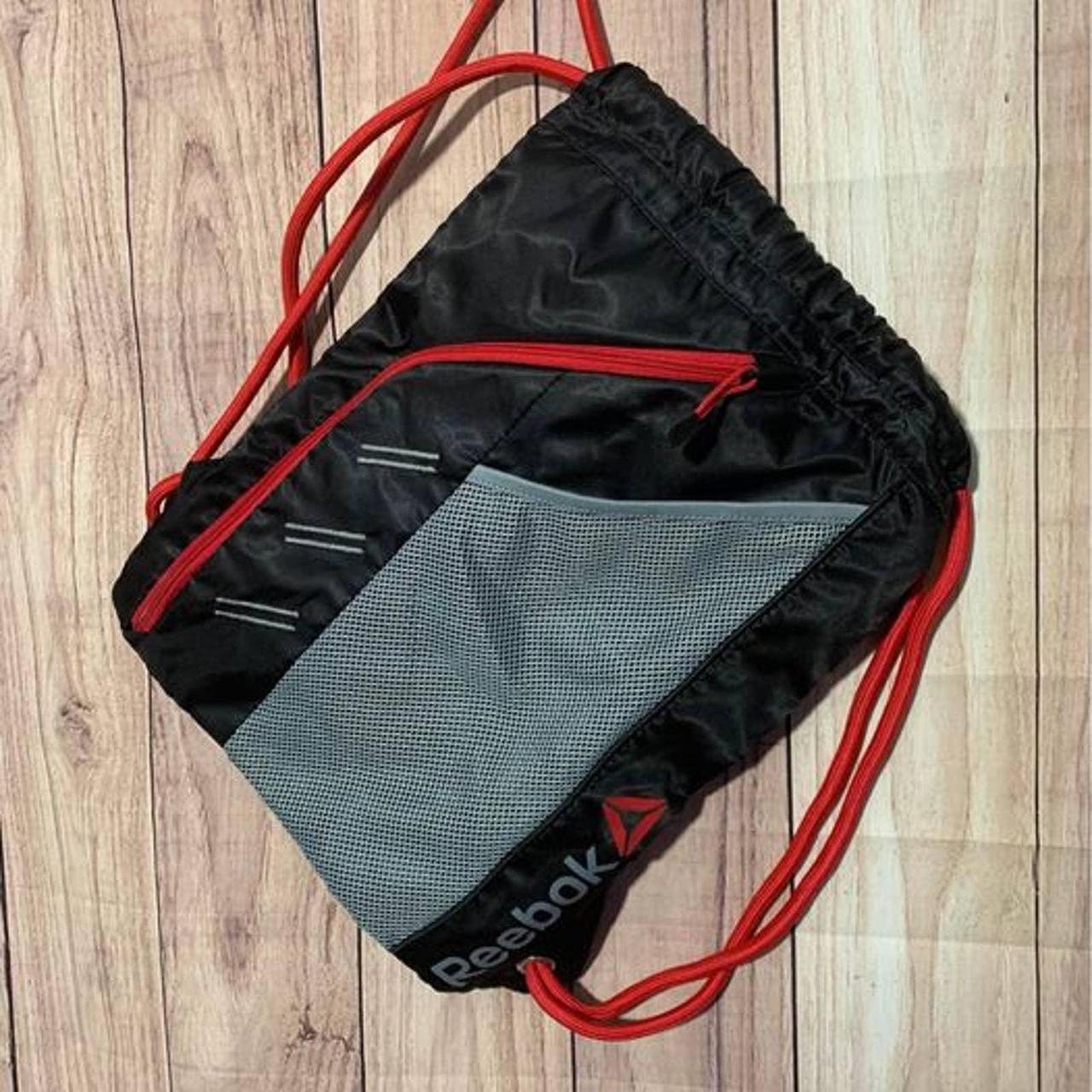 Product Image 1 - Reebok Red/Black Drawstring Backpack 18”