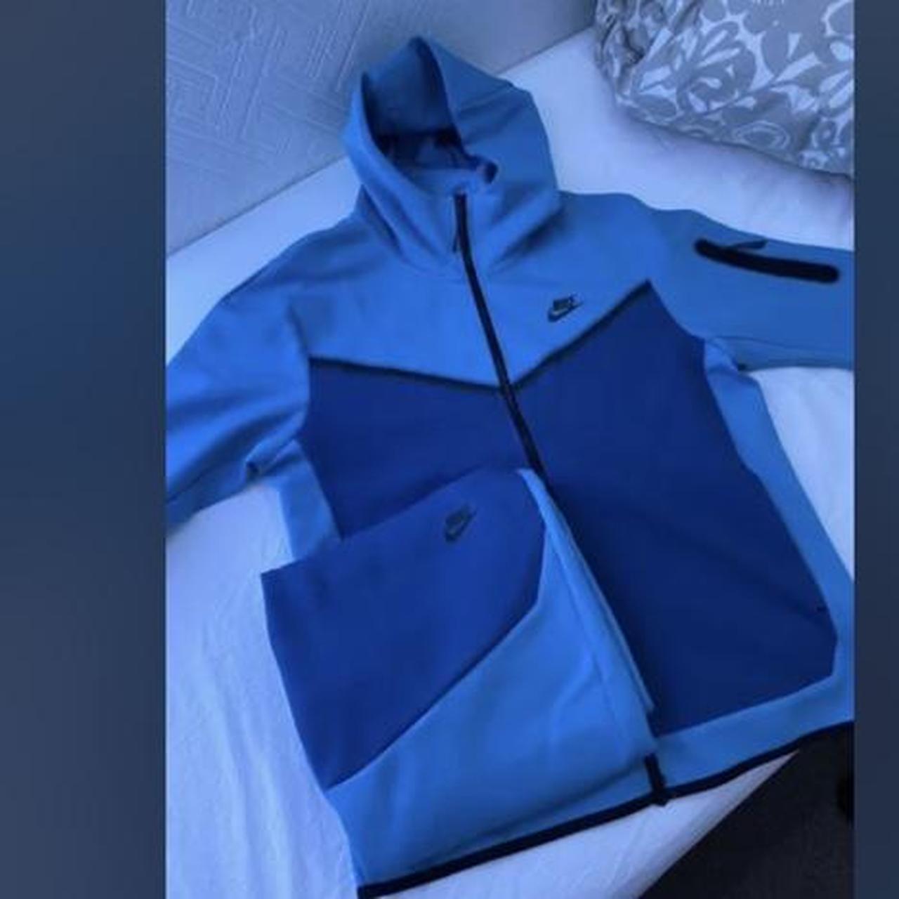 Nike tech fleece tracksuit Dutch blue (medium set) Depop