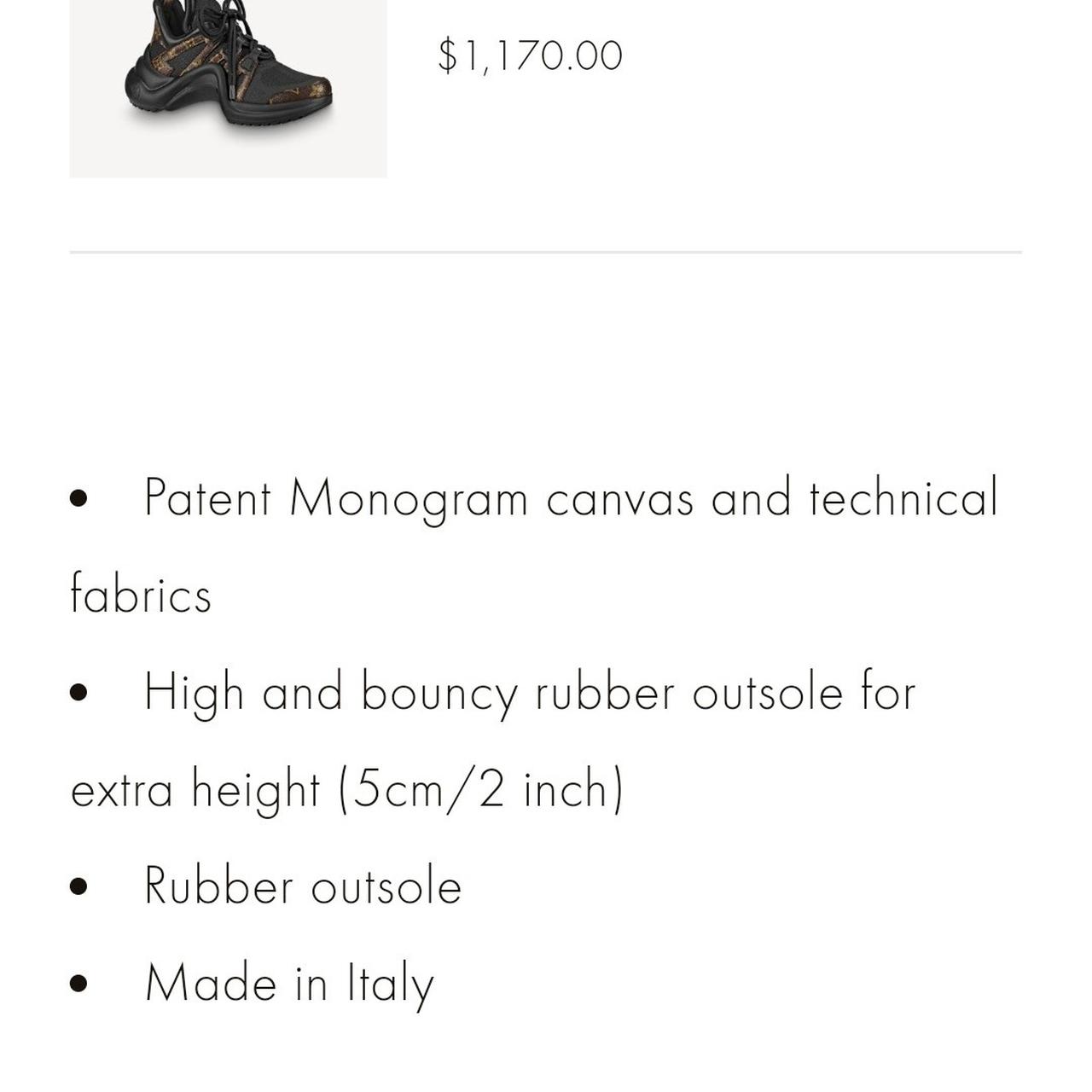 Louis Vuitton Monogram Canvas Technical Fabric Archlight Sneaker